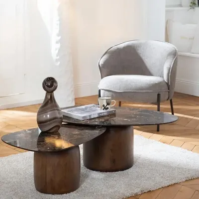 Tables basses - SET DE 2 TABLES BASSES - AMADEUS