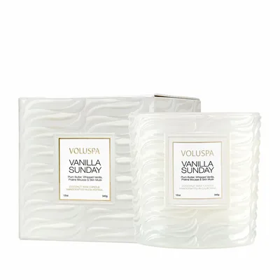 Bougies - Vanilla Sunday 12oz Classic Candle - VOLUSPA