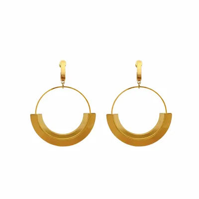 Jewelry - SATURN CREOLES Gold - TELLMEE