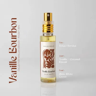 Fragrance for women & men - Eau de toilette - Vanille Bourbon - Vanilles Créoles - 35 ml - PARFUMS DES ILES