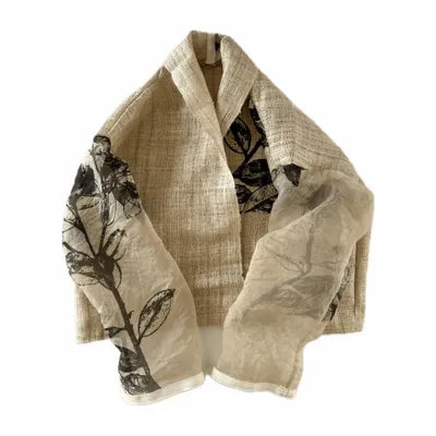 Apparel - Silk kimono jacket - BARBARA MUNSEL