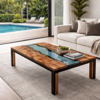 Pièces uniques - Table Basse King Canyon - HERON DESIGN