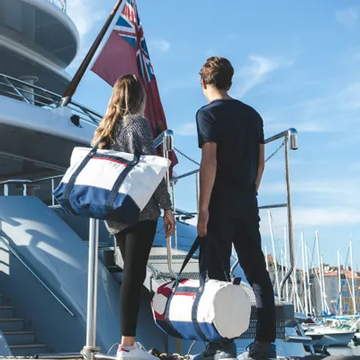 Sacs et cabas - Sac en voile de bateau recyclée - écoresponsable - fabriqué en France - LES TOILES DU LARGE