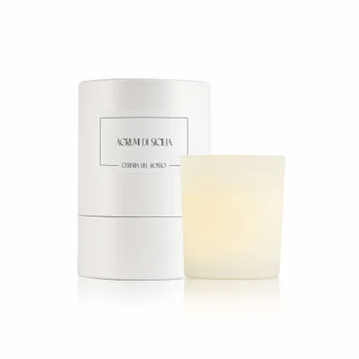 Candles - Designer Scented Candle – Sicilian Citrus Fruits - CERERIA DEL ROSSO