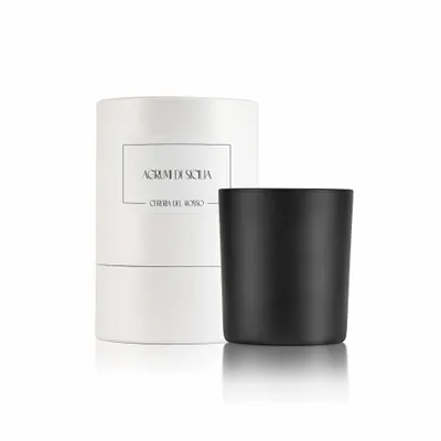 Candles - Designer Scented Candle – Sicilian Citrus Fruits - CERERIA DEL ROSSO