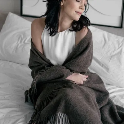 Plaids - Collection en laine d'alpaga : plaids et écharpes - ALPAKA