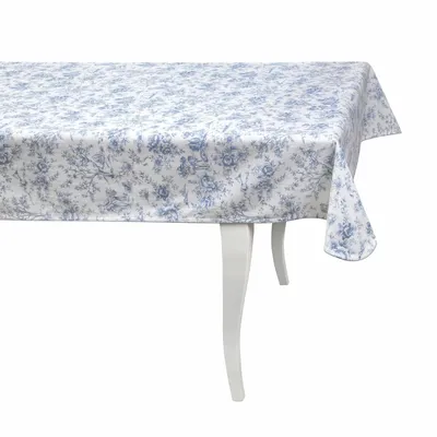 Nappes - Nappe Toile de Jouy Bleue – Linge de table à l’élégance française - ROSEBERRY HOME