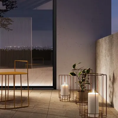 Ornaments - LANTERNA, cylindrical lamp - PIPEDESIGN PURESHAPE