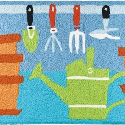 Other caperts - small rug jellybean potting bench - KARENA INTERNATIONAL