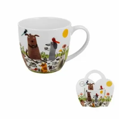 Decorative objects - mug dog picnic - KARENA INTERNATIONAL