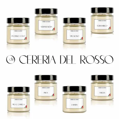 Bougies - Bougie parfumée en pot — Rouge impérial - CERERIA DEL ROSSO
