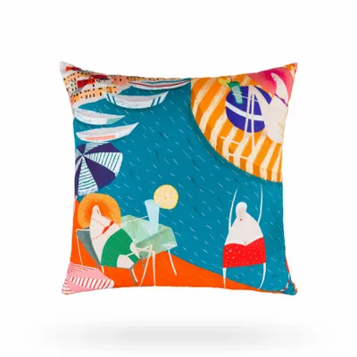 Sofas - Amalfi Beach Life Decorative Cushion - UN POCO