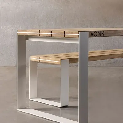 Tables de jardin - VONK STR8 Bench - VONK FURNITURE