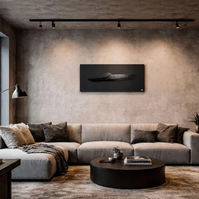 Sculptures, statuettes et miniatures - Sculpture murale WP 02 Charcoal- Charcoal - ANTOINE F.