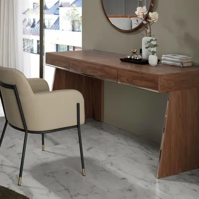 Mobilier et rangements pour bureau - Bureau en bois de noyer - ANGEL CERDÁ