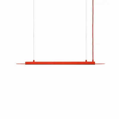 Hanging lights - SENKEI A red-orange ceiling pendant lamp - UPPER HALF