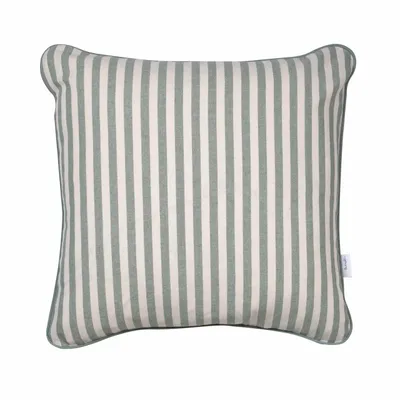 Coussins textile - Housse de coussin décorative Dandy Green à rayures – Collection textil - ROSEBERRY HOME