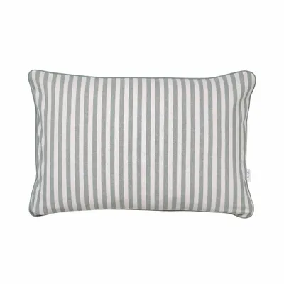 Coussins textile - Housse de coussin décorative Dandy Green à rayures –Collection textile - ROSEBERRY HOME