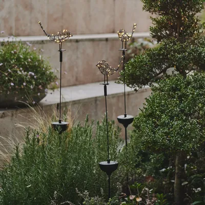 Garden accessories - Solar Robin Stake - LIGHT STYLE LONDON