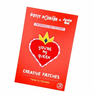Kids accessories - “You’re my Queen” Iron-on Patch - PETIT POIRIER
