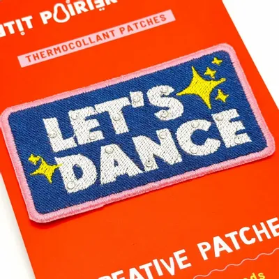 Kids accessories - Let’s Dance” Iron-on Patch - PETIT POIRIER