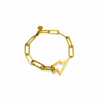 Bracelets - GOLD POWER BRACELET - TELLMEE