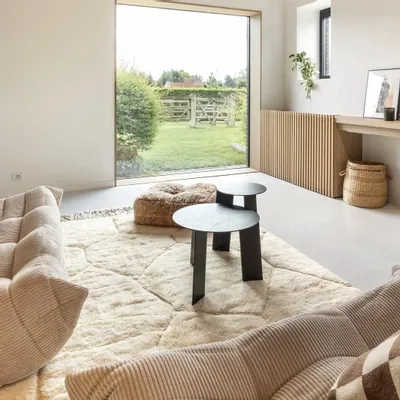 Tapis sur-mesure - Tapis en laine sur mesure 'HONEYCOMB' - KNUUP