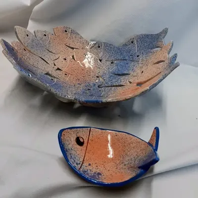 Céramique - Banc de poisson - ATELIER TERRE DU ROI