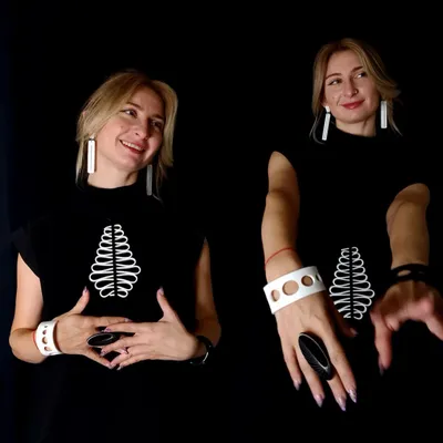 Jewelry - FINE CRAFT - BLACK & WHITE forever - ALEX+SVET