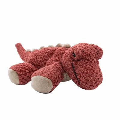 Soft toy - Cotton Toy - Redbrown dinosaur 27cm - CUTE SINCE 1999