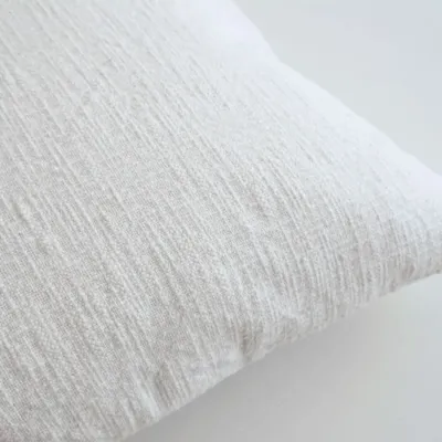 Fabric cushions - Finn solid chambray cotton cushion - ML FABRICS