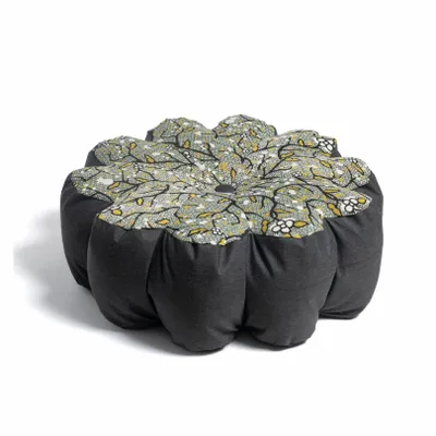 Poufs - SUNNY FLOWER | Pouf d'extérieur | 80 x h30 cm - COZIP