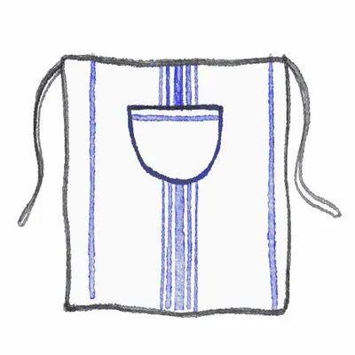 Linge d'office - Tablier Lou Waist - ML FABRICS