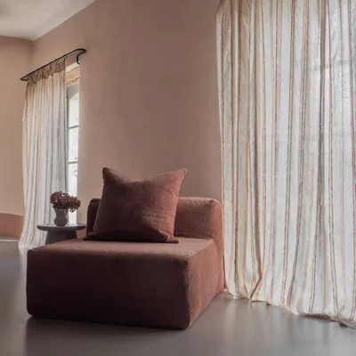 Decorative objects - Clip-on curtain and/or curtain rod passage PRELUDE1 180x240cm - BED AND PHILOSOPHY