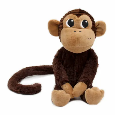 Soft toy - Mom-baby monkey plush Zazou Les Ptipotos - LES DEGLINGOS