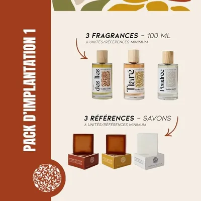 Fragrance for women & men - Implant pack 1 - Creole vanilla - PARFUMS DES ILES