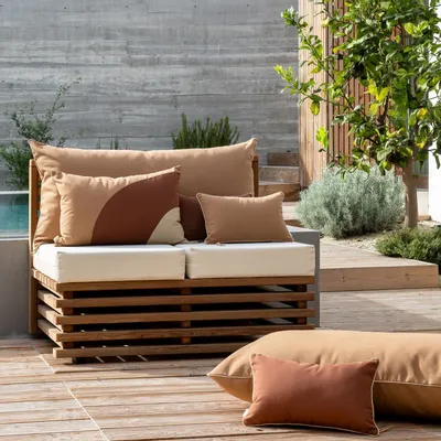 Outdoor decorative accessories - Cushion cover PINACOLADA 25x40cm - BED AND PHILOSOPHY