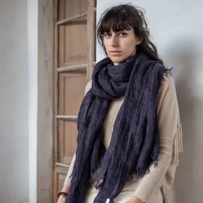 Foulards et écharpes - Etole VIRGINIA 70x200cm - BED AND PHILOSOPHY