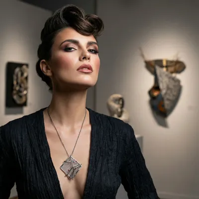 Bijoux - Collier Branches Ruby - V UNIQUENESS FINE GREEK JEWELRY