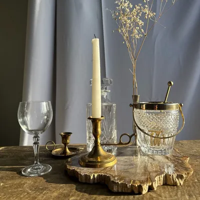 Decorative objects - Small gold hand candle holder with buckle handle D10.5 H9 - OFFICE OBJETS