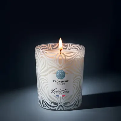 Candles - 180g Cashmere Vegetable Candle - LES LUMIERES DU TEMPS
