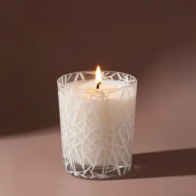 Bougies - Bougie Végétale 180 g Caresse d'Ambre - LES LUMIERES DU TEMPS