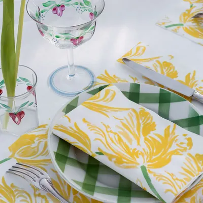 Napkins - RED TULIP - FRANÇOISE PAVIOT