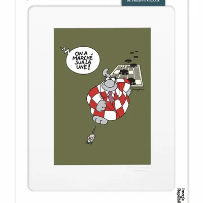 Poster - Philippe GELUCK Le Chat - IMAGE REPUBLIC