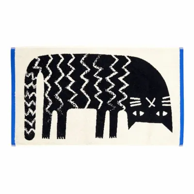 Serviettes de bain - Lazy Cat Hand Towel - DONNA WILSON