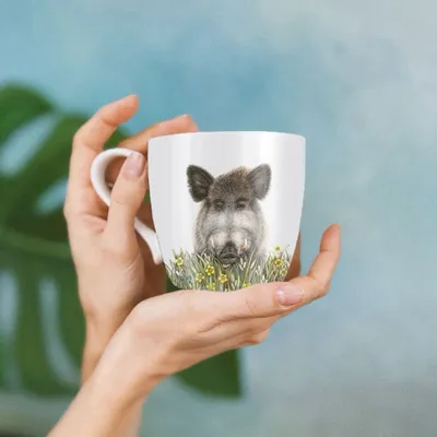 Mugs - Fine bone china mug - CHARLOTTE NICOLIN