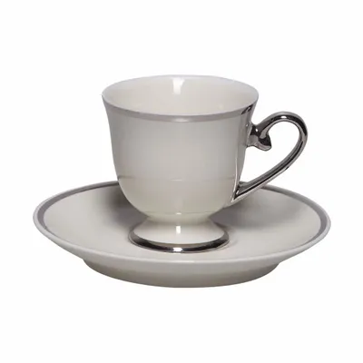 Tea and coffee accessories - Coffee Pleasures Coffee Cup Set For 2 (4 Pcs) - ANATOLI