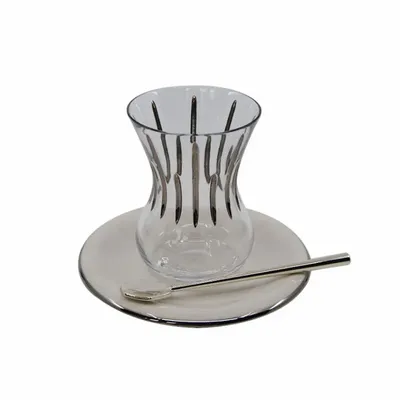 Tea and coffee accessories - Sweettalk Tea Glass Set, Set For 2 (6 Pcs) - ANATOLI