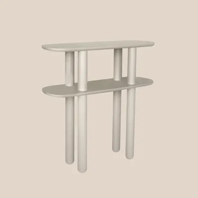 Console table - Pomègue Console in Shell White - MARGAUX KELLER