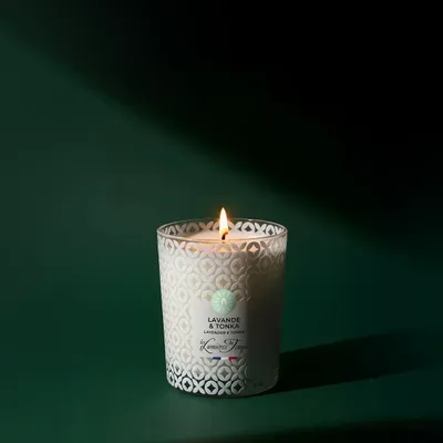Candles - Lavender & Tonka Vegetable Candle 90g - LES LUMIERES DU TEMPS